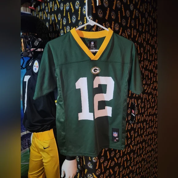Aaron rodgers jersey youth medium sale